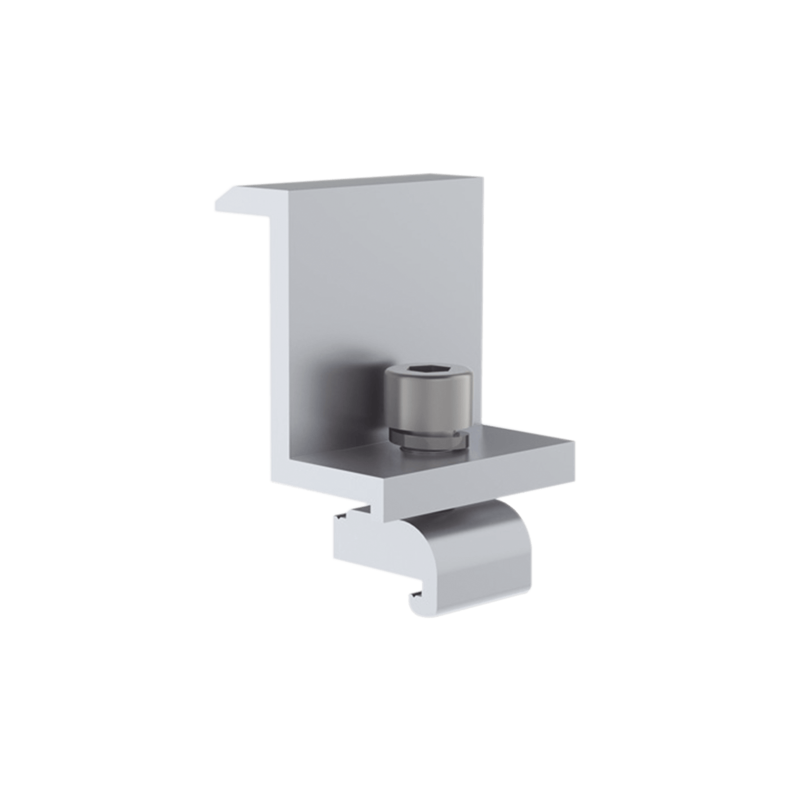 Sujetador final 35 mm para montaje de paneles solares en riel7