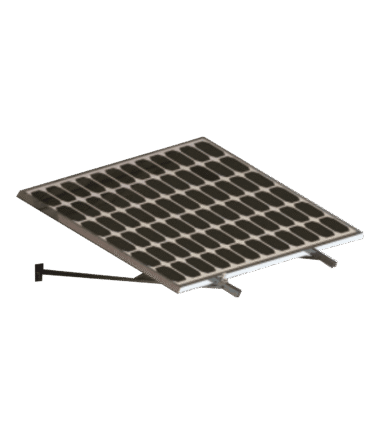 Montaje Para Módulos Solares En Muro Con Espesor De 30-35 mm, Riel 1300mm