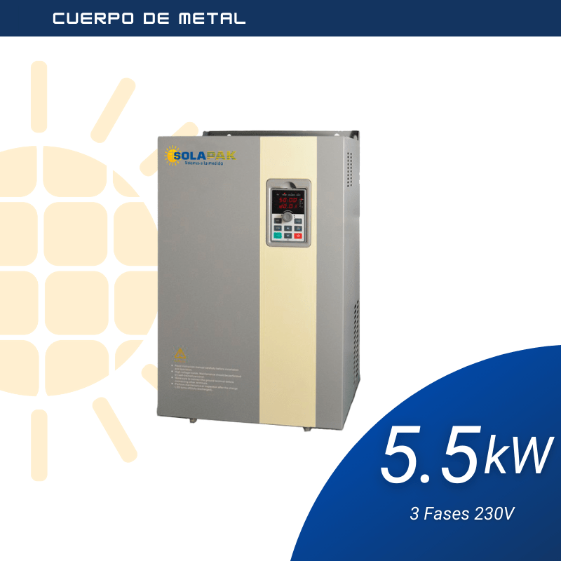 Variador De Frecuencia Solapak 5.5kW-P3-G2